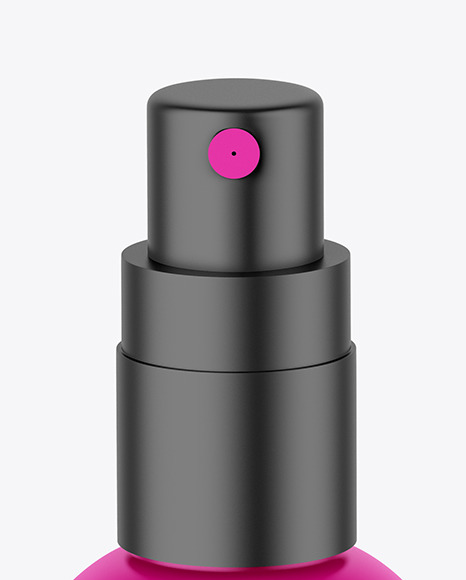 Matte Spray Bottle Mockup