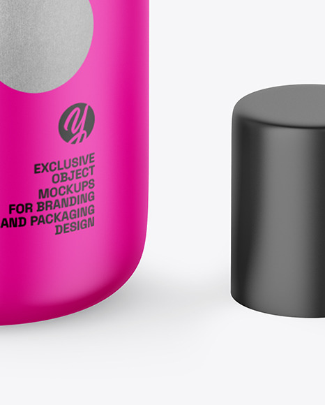 Matte Spray Bottle Mockup