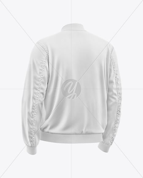 Men&#039;s Zipped Bomber Jacket Mockup