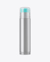 Metallic Lip Balm Tube With Transparent Cap Mockup