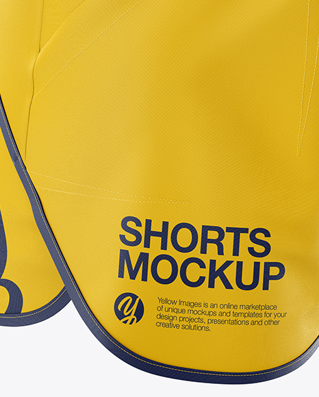 Fitness Shorts Mockup - Half Side View