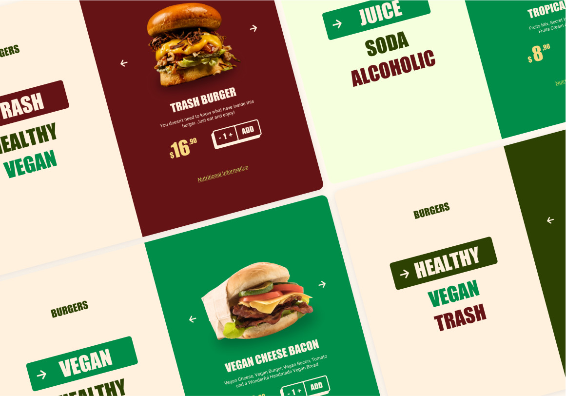 Restaurant UI Website Template