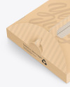Kraft Pizza Box w/ Handle Mockup