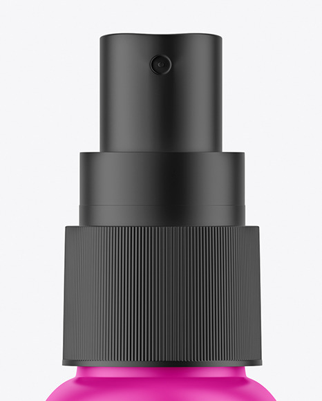 Matte Spray Bottle Mockup