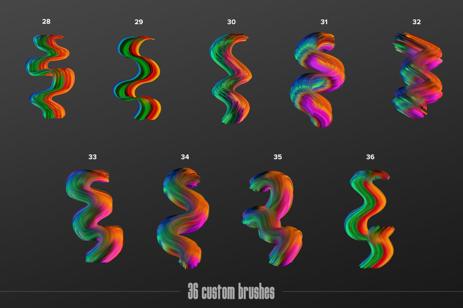 Painter: Multicolor Brushes for Photoshop Painter: Multicolor Brushes for Photoshop