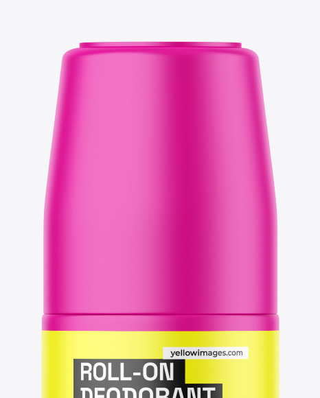 Matte Roll-On Deodorant Mockup