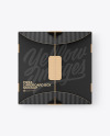 Kraft Pizza Box w/ Handle Mockup