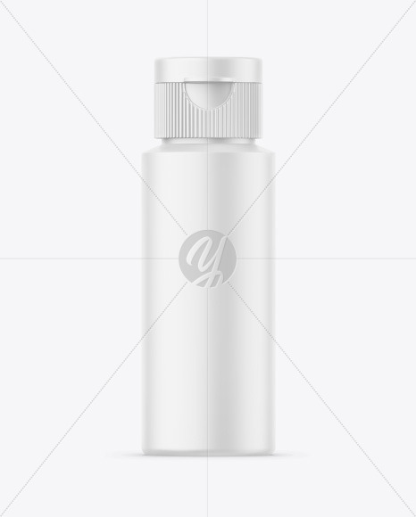 Matte Plastic Bottle Mockup