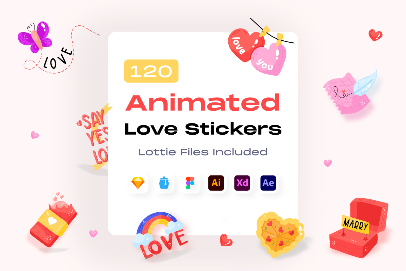 120 Animated Love Stickers 120 Animated Love Stickers