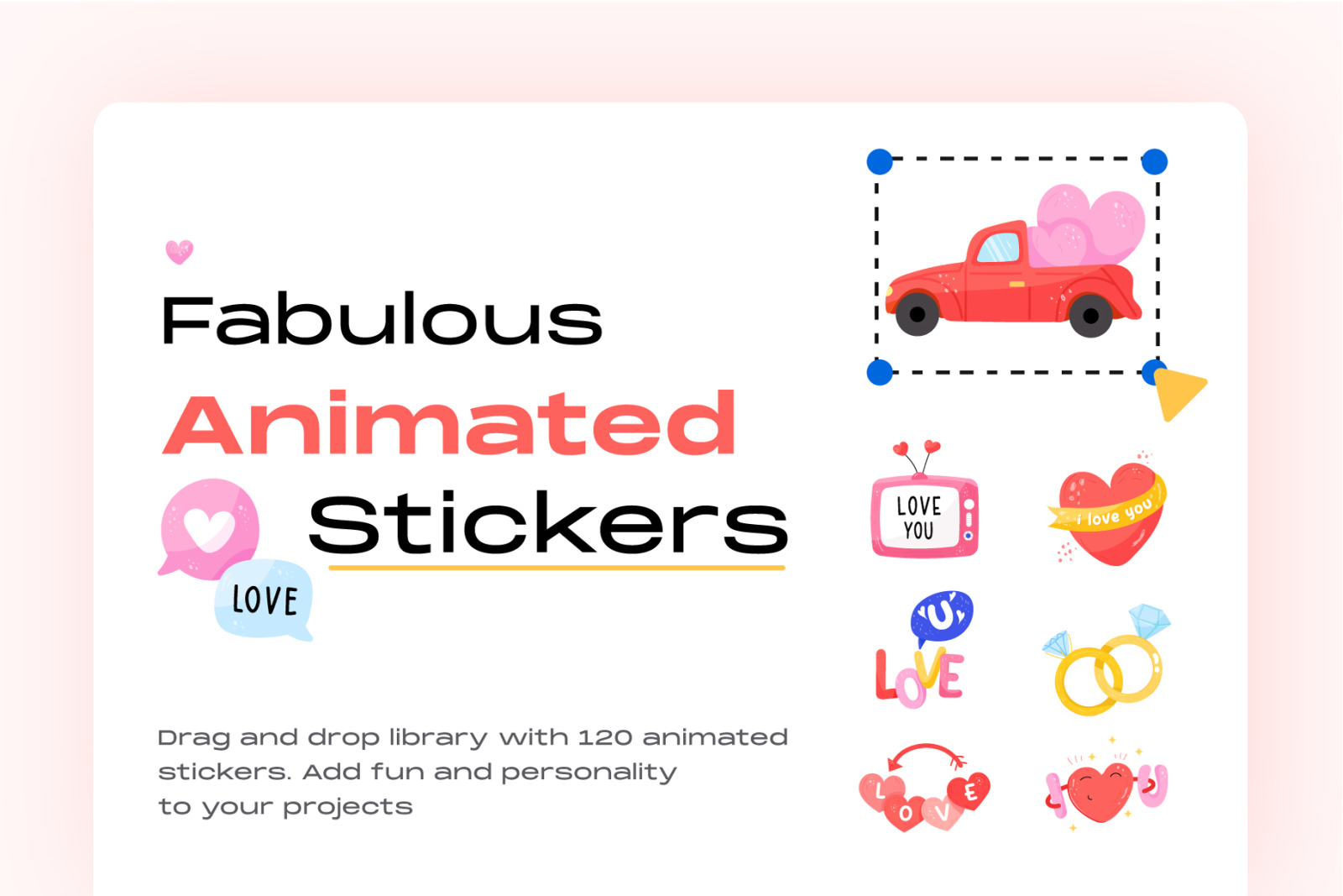 120 Animated Love Stickers