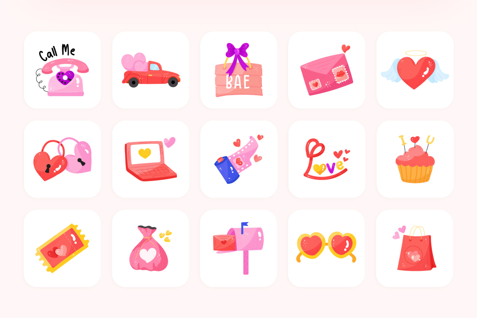 120 Animated Love Stickers