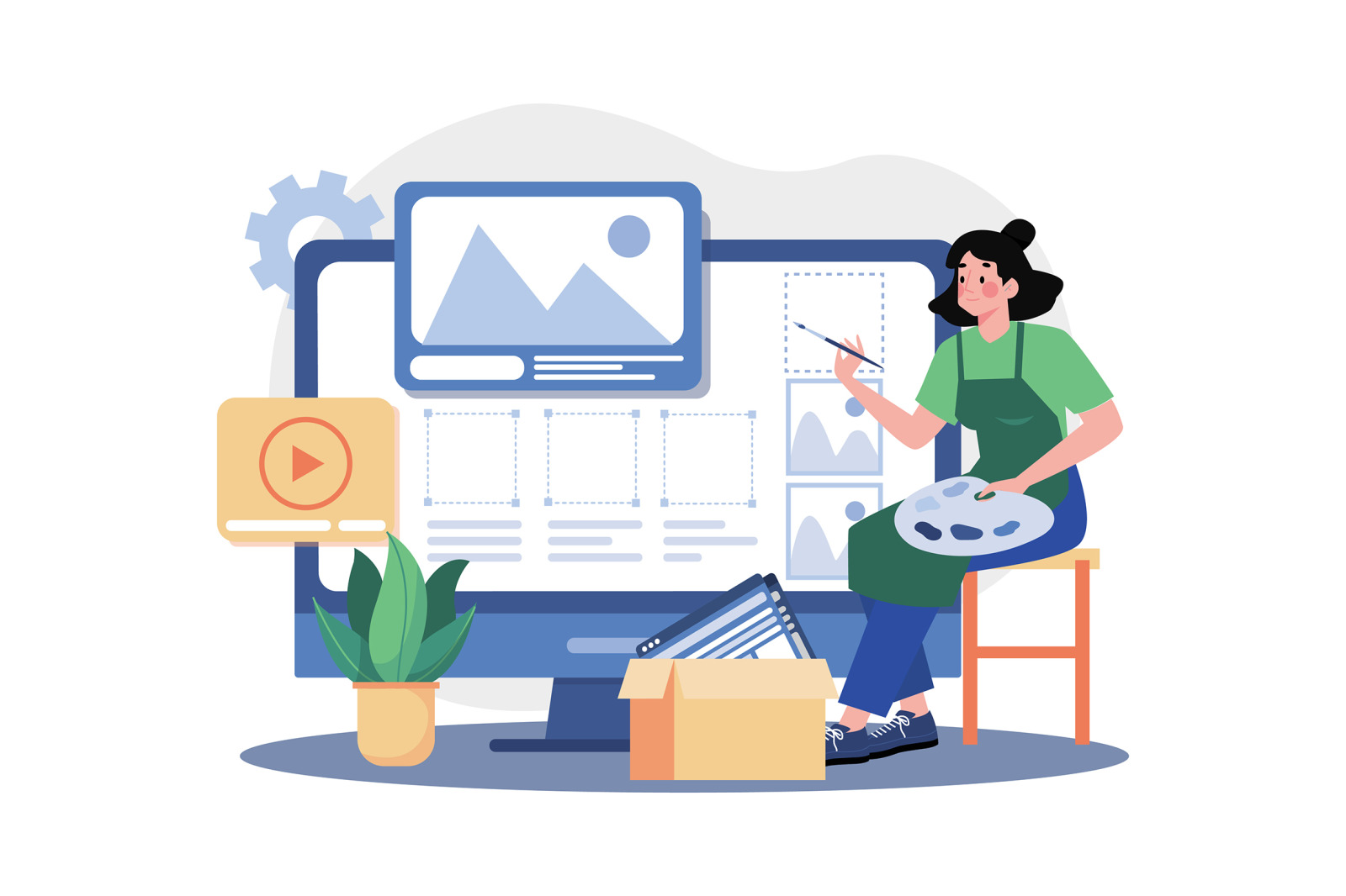 M653_UI/UX Design Illustration Pack M653_UI/UX Design Illustration Pack