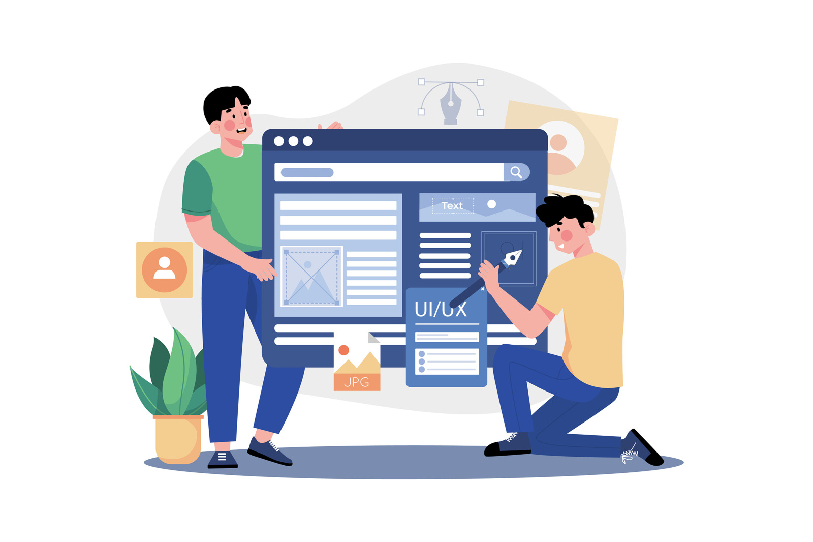 M653_UI/UX Design Illustration Pack M653_UI/UX Design Illustration Pack