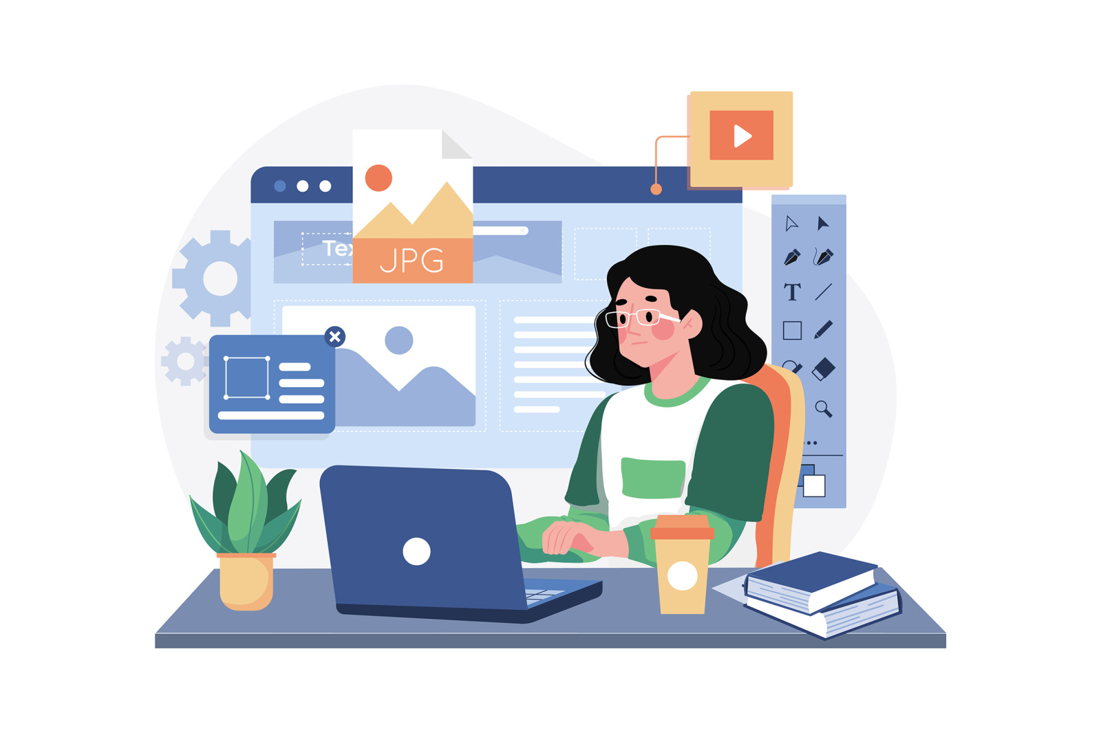 M653_UI/UX Design Illustration Pack M653_UI/UX Design Illustration Pack