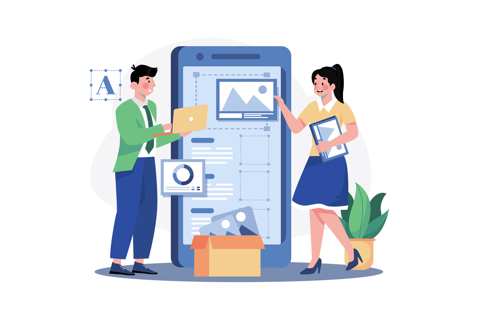 M653_UI/UX Design Illustration Pack M653_UI/UX Design Illustration Pack