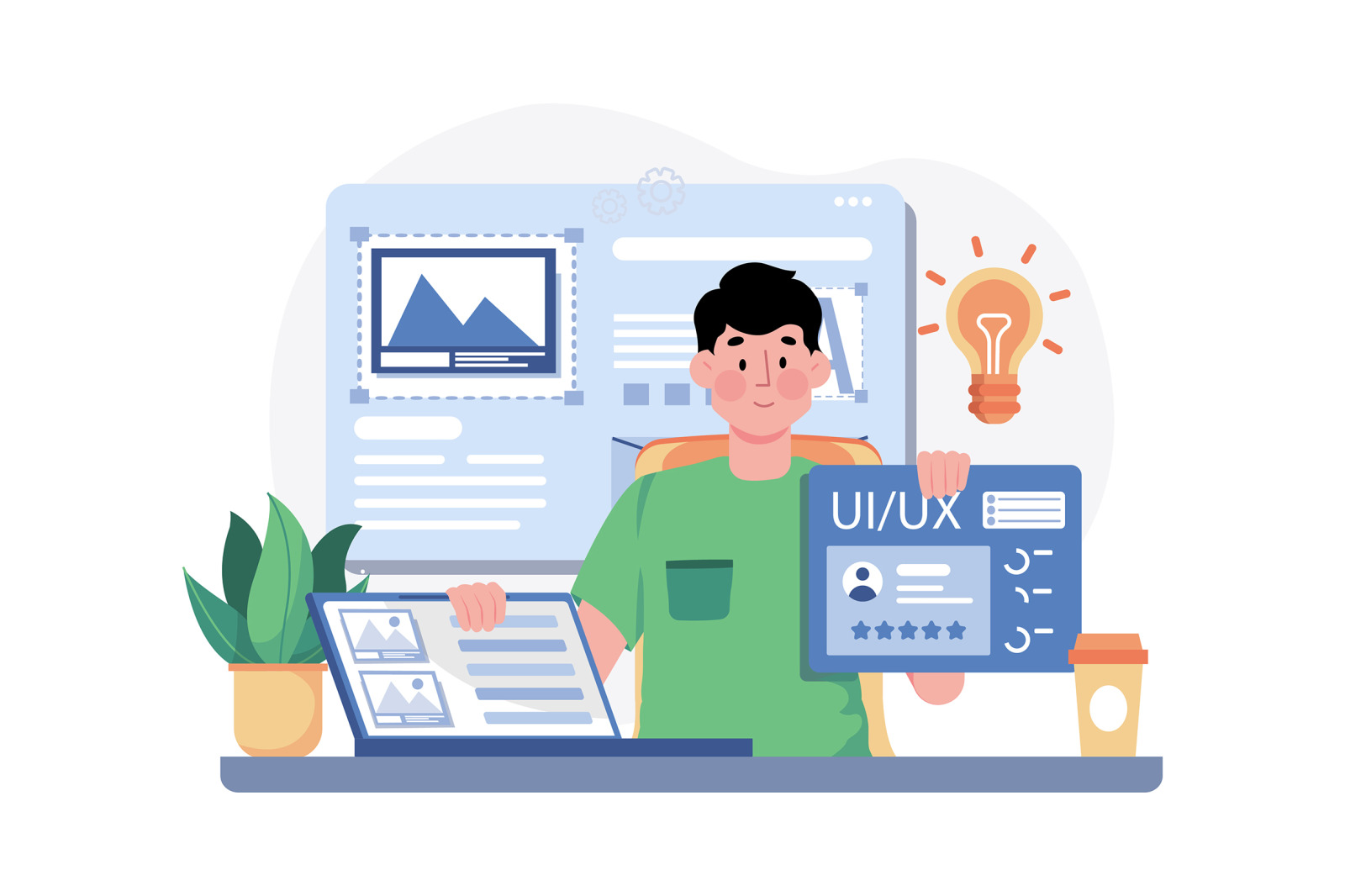 M653_UI/UX Design Illustration Pack M653_UI/UX Design Illustration Pack