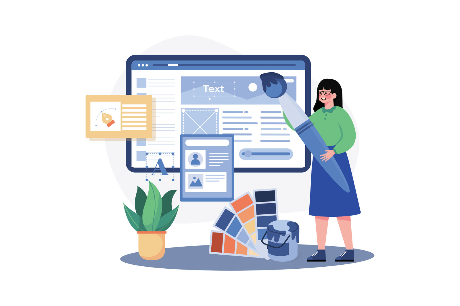 M653_UI/UX Design Illustration Pack M653_UI/UX Design Illustration Pack