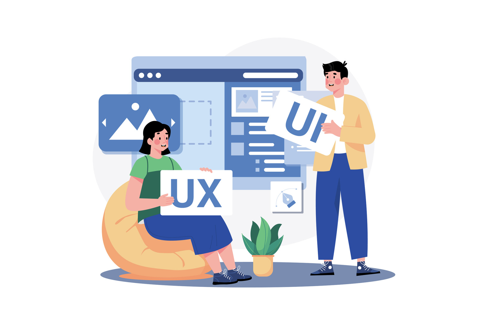 M653_UI/UX Design Illustration Pack M653_UI/UX Design Illustration Pack