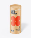 Kraft Paper Tube Mockup