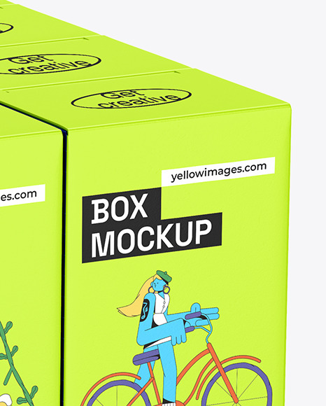 Display Box & Boxes Mockup