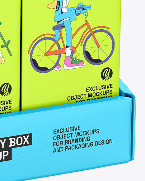 Display Box & Boxes Mockup