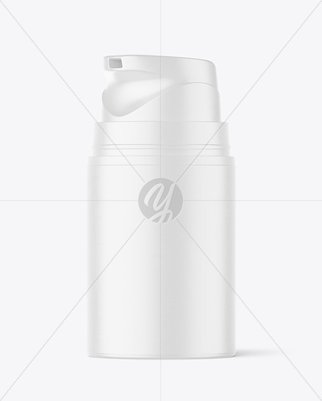 Matte Airless Bottle Mockup