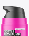 Matte Airless Bottle Mockup