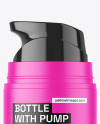 Matte Airless Bottle Mockup