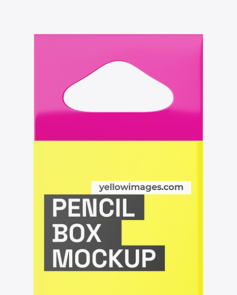 Pencil Box Mockup