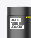 Matte Opened Paper Tube Mockup