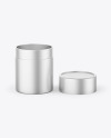 Metallized Opened Paper Tube Mockup