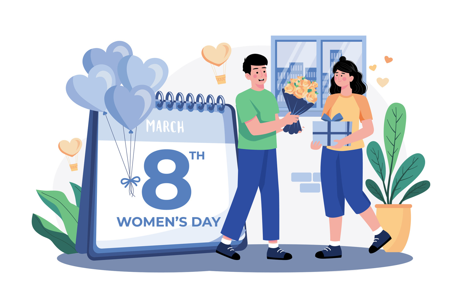 M546_Woman’s Day Illustration Pack