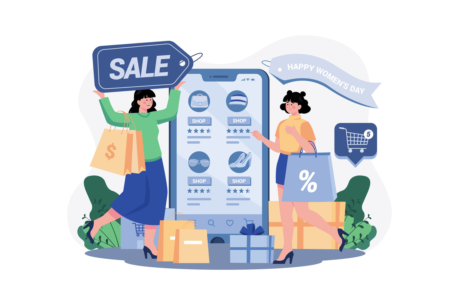 M546_Woman’s Day Illustration Pack M546_Woman’s Day Illustration Pack