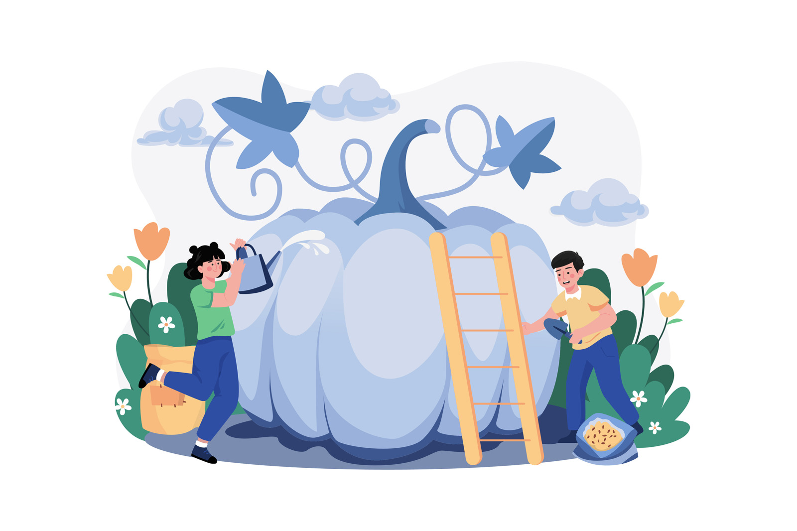 M547_ Thanksgiving Day Illustration Pack M547_ Thanksgiving Day Illustration Pack