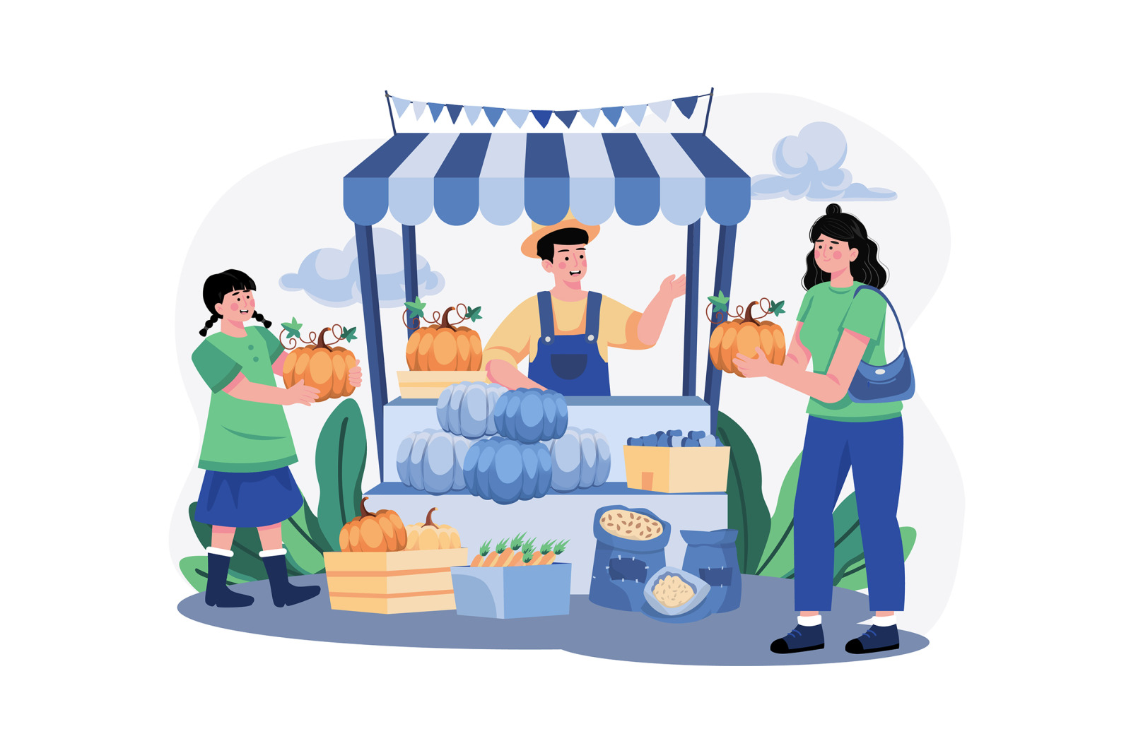 M547_ Thanksgiving Day Illustration Pack M547_ Thanksgiving Day Illustration Pack
