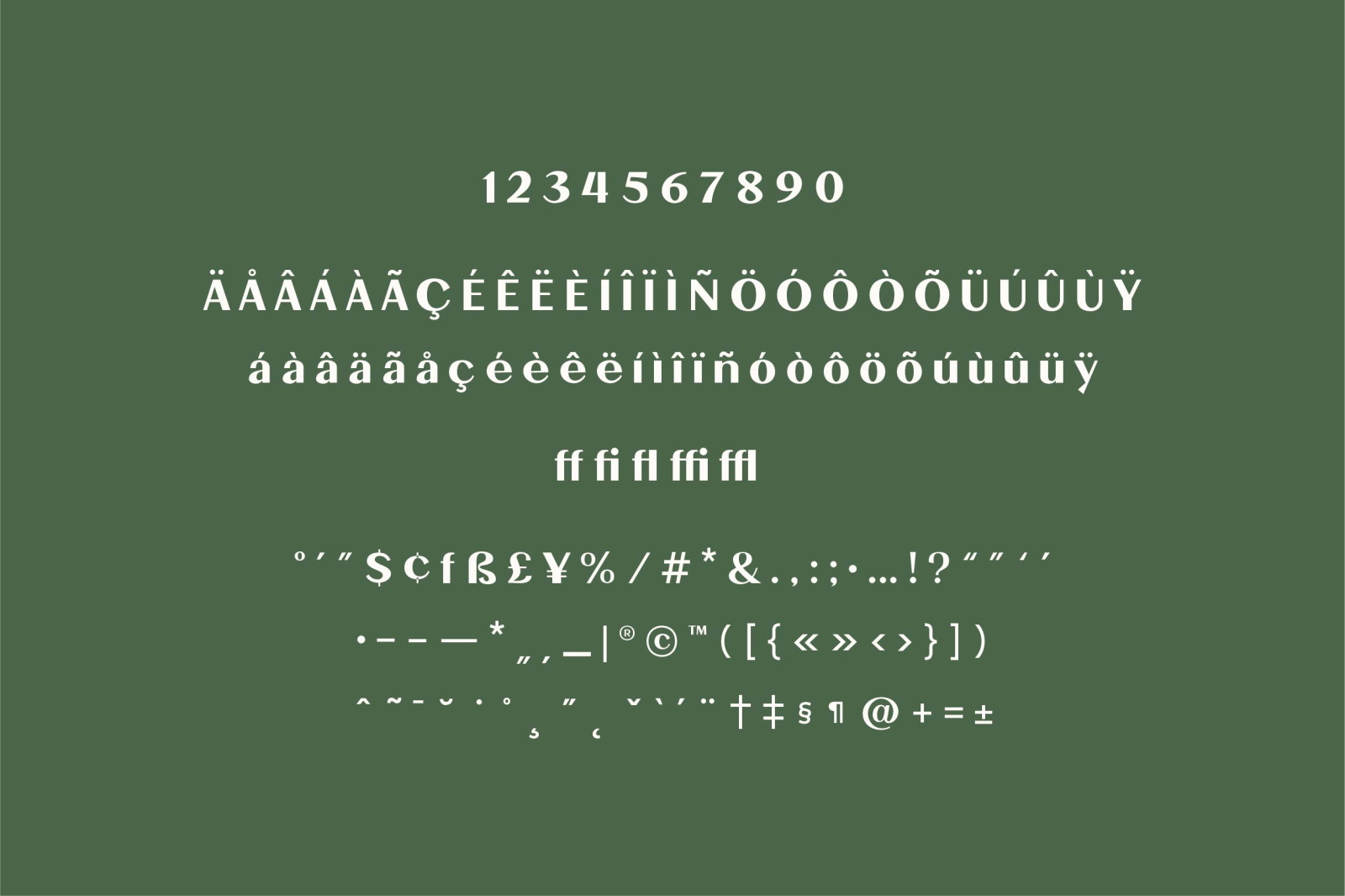 Glatic Vintage Modern Typeface Glatic Vintage Modern Typeface