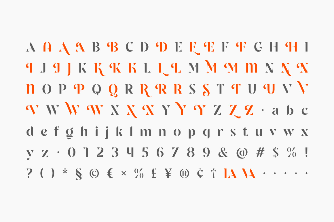 Sandega Font Sandega Font