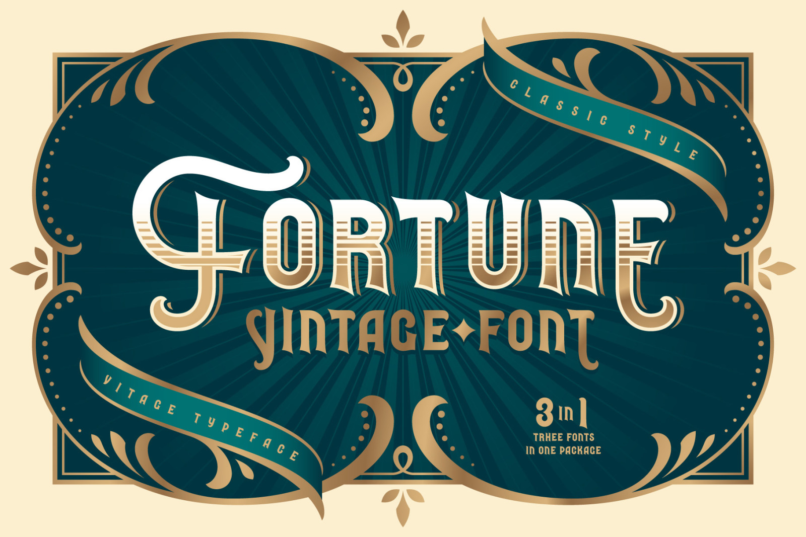 Fortune Vintage Font Fortune Vintage Font
