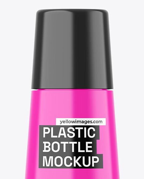 Glossy Cosmetic Bottle Mockup