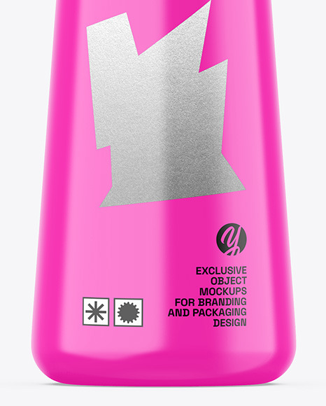 Glossy Cosmetic Bottle Mockup