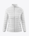 Woman's Down Jacket Mockup - Front View