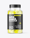 Clear Capsules Bottle Mockup