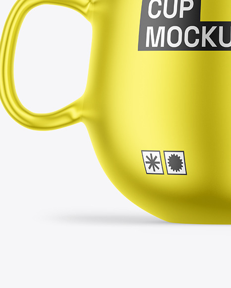 Metallic Mug Mockup