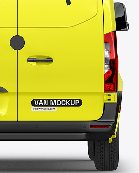 Van Mockup - Back View