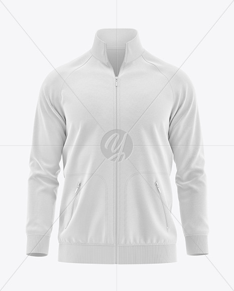 Men’s Full-Zipped Sweatshirt Mockup