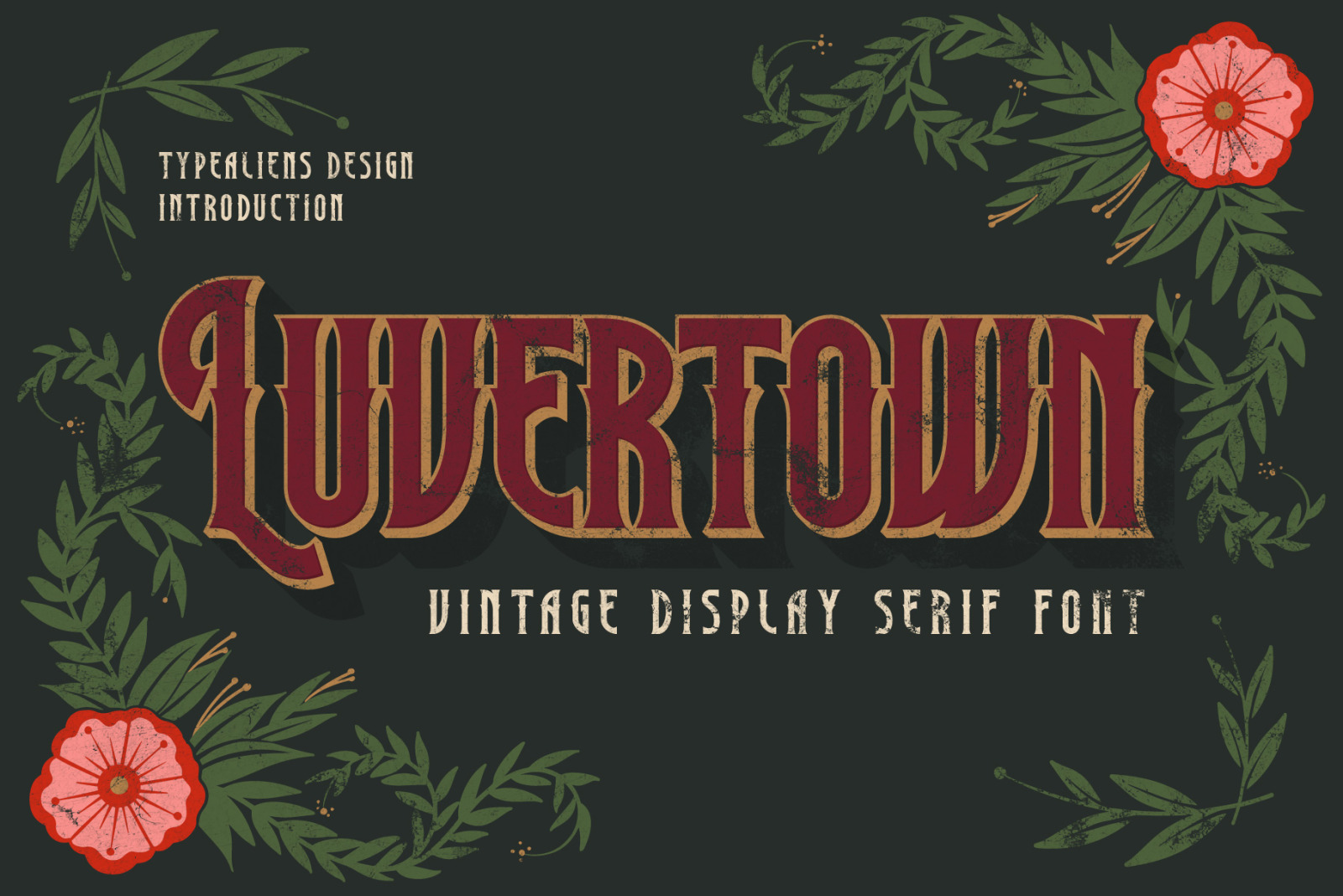 Luvertown Font Luvertown Font