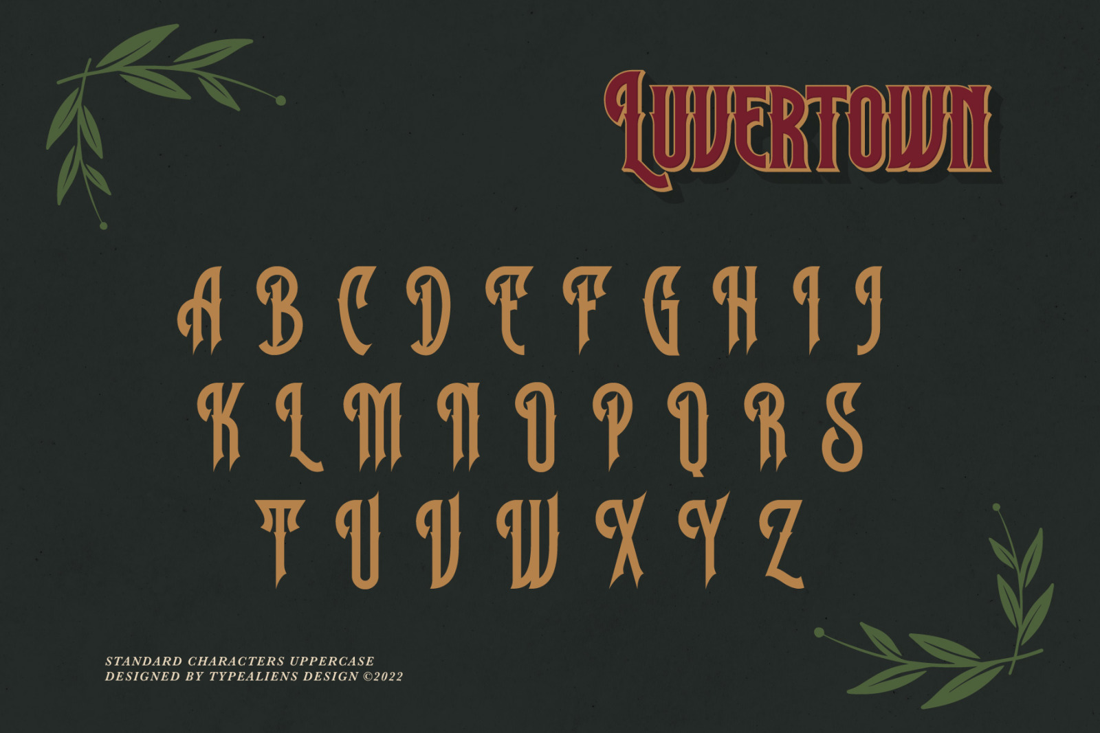 Luvertown Font Luvertown Font