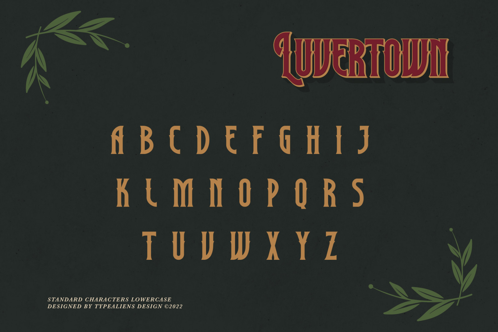 Luvertown Font Luvertown Font