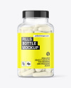 Clear Pills Bottle Mockup