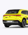 Electric Crossover SUV - Back Half Side View